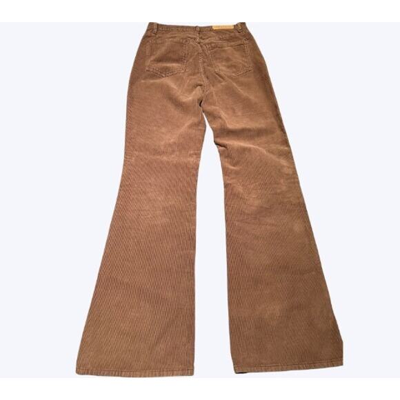 Pacsun Womens Brown Corduroy Jeans Size 27 High Rise Bootcut - Picture 2 of 3